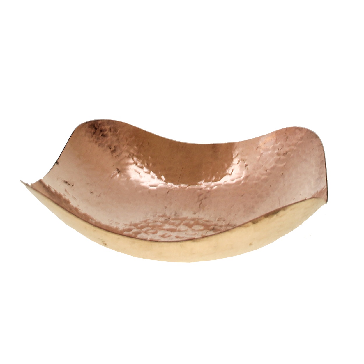 Handicraft Copper dish Round edge square model code 4187, cobre, metal de cobre