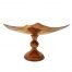 Handicraft Copper dish square base model code 4191, pote de cobre, vidro de cobre