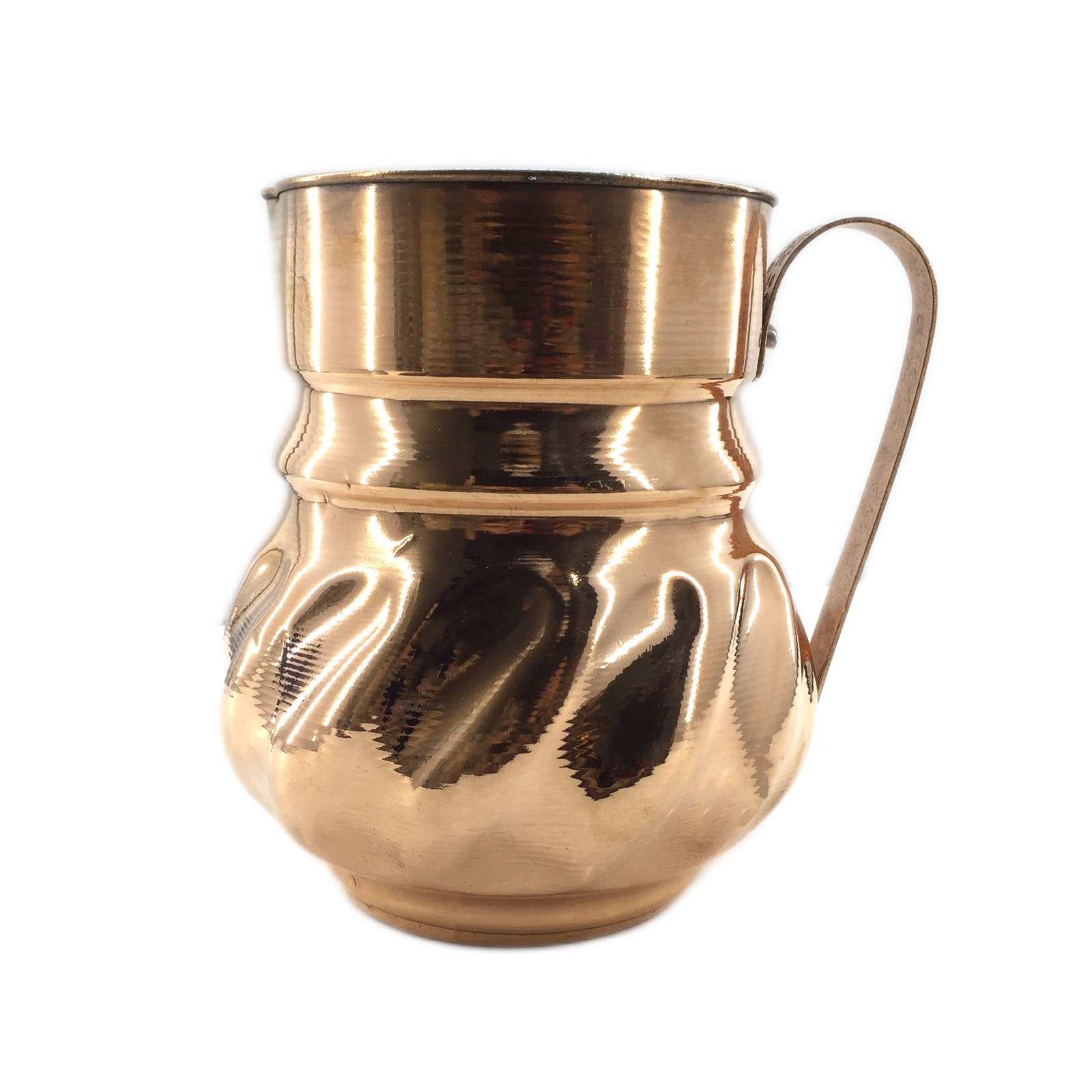 Handicraft Copper jug ​​Screw Model Code 711,buy copper stuff,buy copper handmades,buy copper handicrafts,buy copper goods,buy copper handicrafts