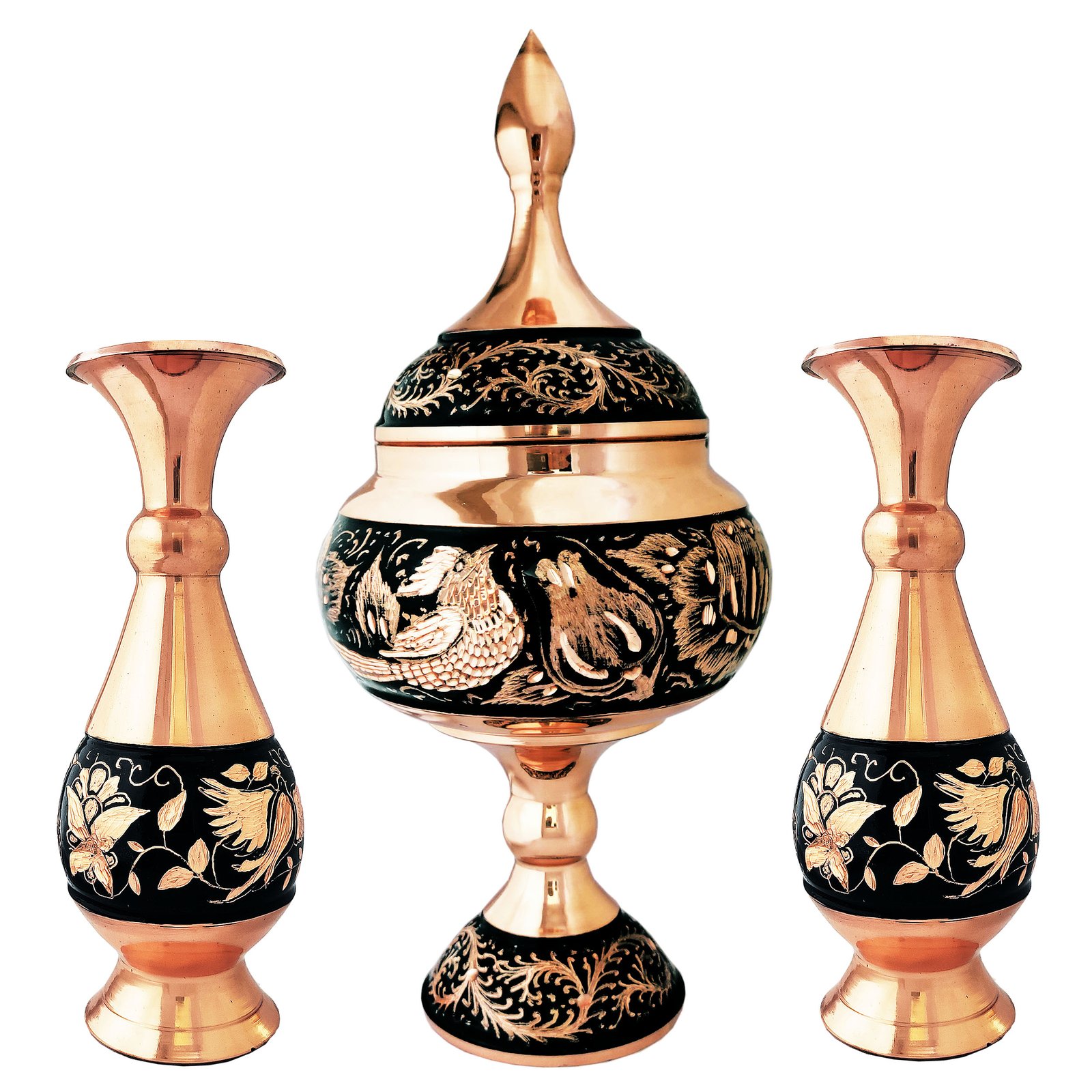 Handicraft Copper pot and container Diamond cutting model code 24,copper pot price,copper spoon price