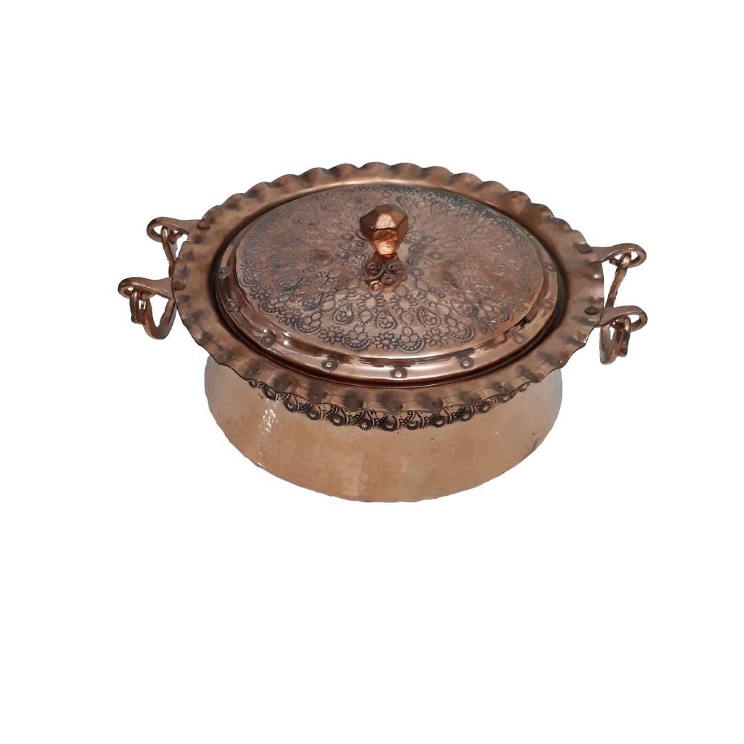 Handicraft Copper stock pot Model boteh jagheh Code 03,copper goods handmade,copper stuff