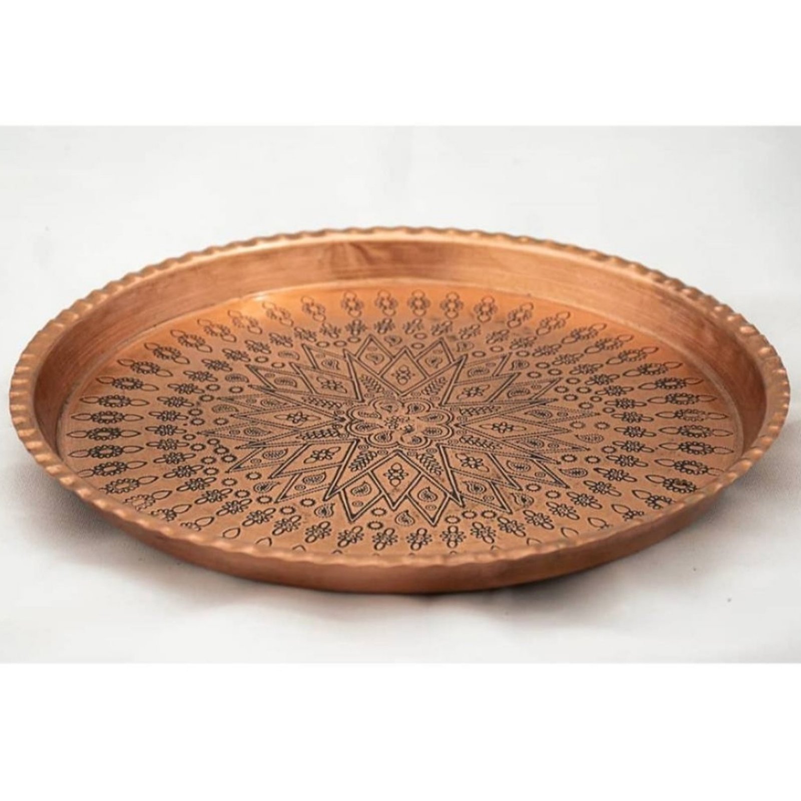 Handicraft Copper tray Code 003,copper design,copper decoration