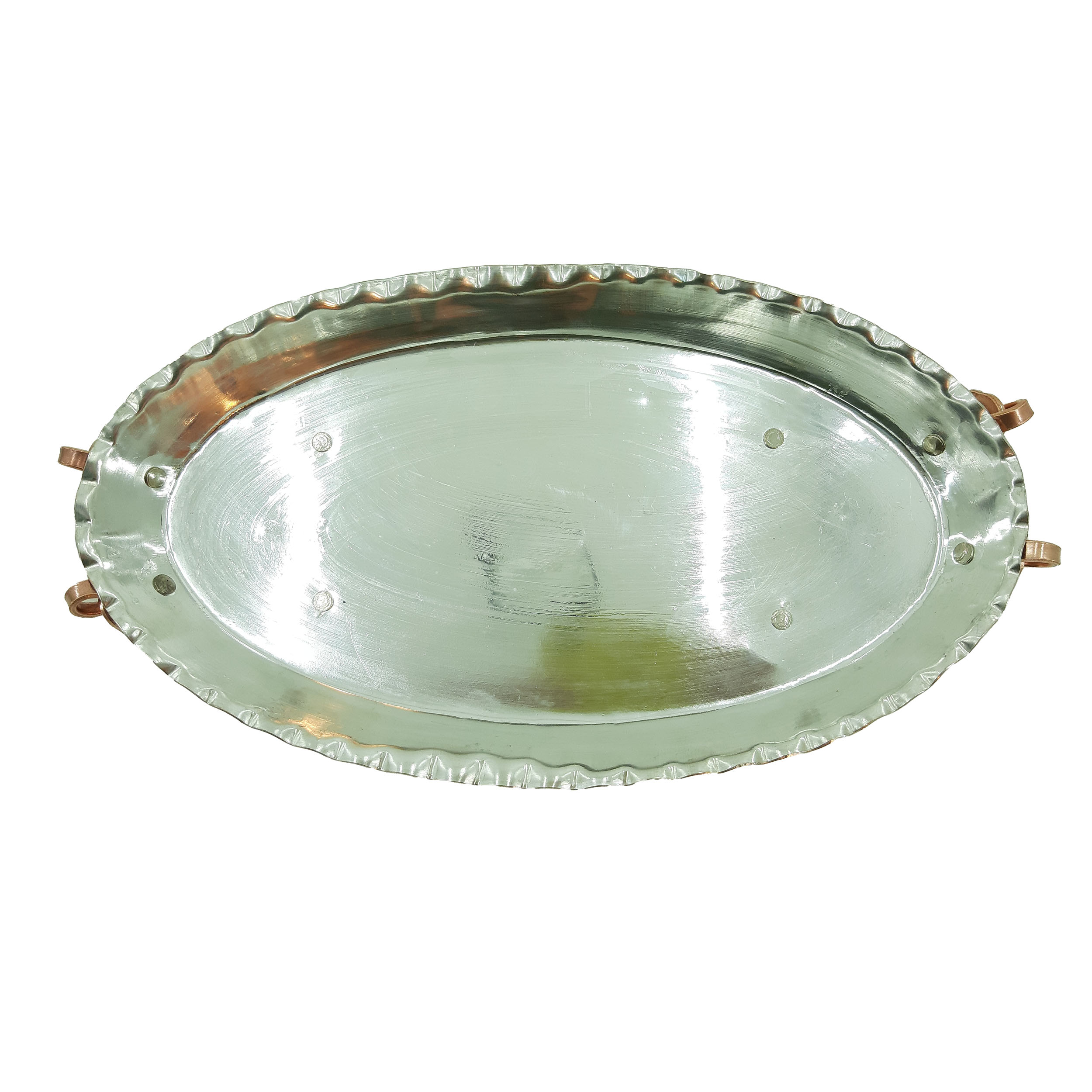 Handicraft Copper tray code 33c,buy copper handmades,buy copper handicrafts