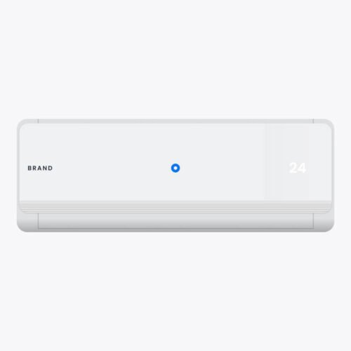 BTU 115V Window-Mounted Air Conditioner with Remote Control White