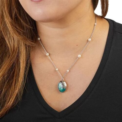 Starfish Enamel Pendant Adjustable Necklace