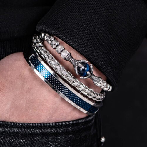 Bracelet Suit Stainless Steel Twist Bracelet