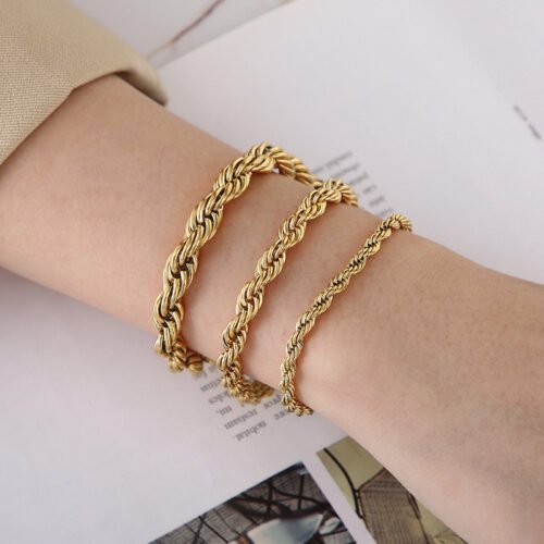 Fashion Simple Men's Japanese Buckle Hemp Flowers Chain