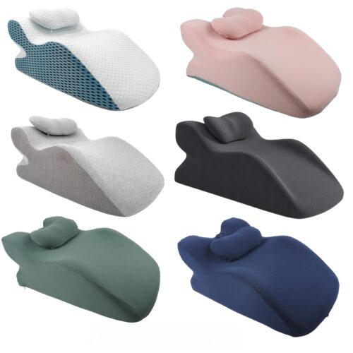 Supportive Bed Wedge Pillow – Multi-Use Foam Cushion with Headrest & Washable Cover