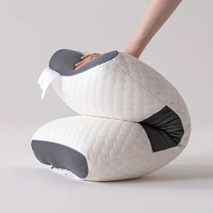 Buy 1 Get 1 Free Neck Massage Pillow – Adjustable Ergonomic Orthopedic Support & Detachable Cover (Couple Pack) - Image 8