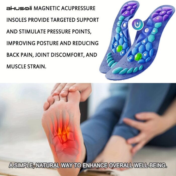Magnetic Arch Support Insoles – EVA Latex Inserts for Comfort & Work Boots - Image 8