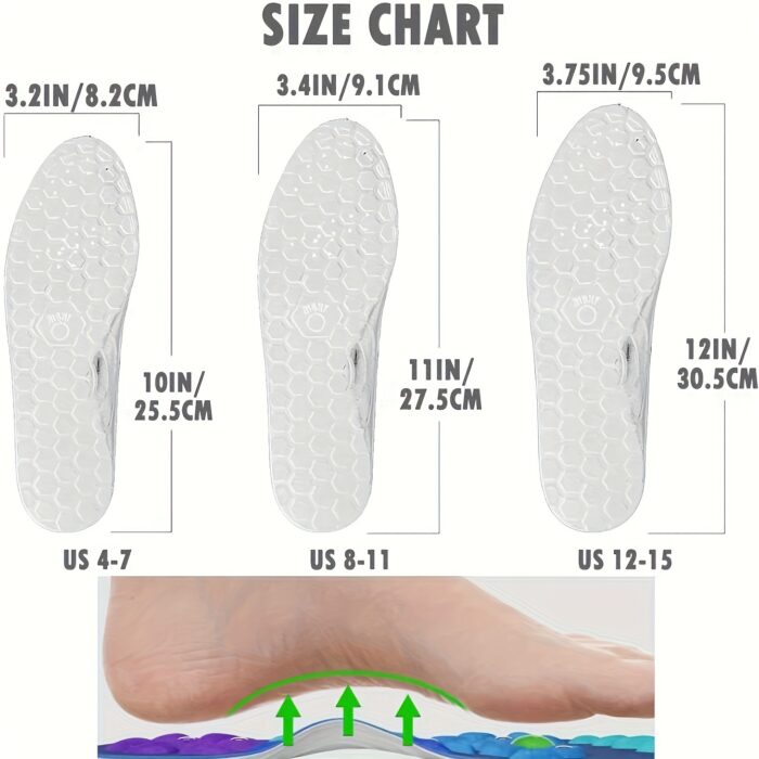 Magnetic Arch Support Insoles – EVA Latex Inserts for Comfort & Work Boots - Image 6