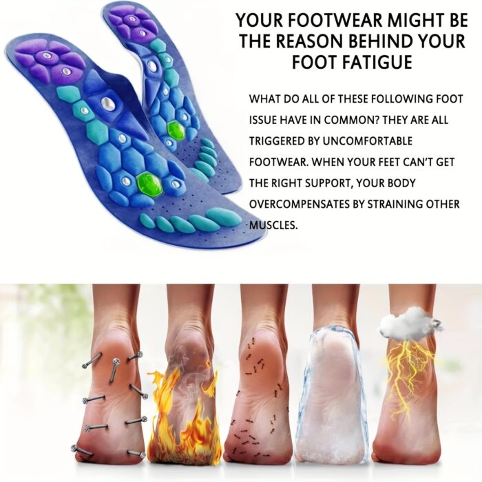 Magnetic Arch Support Insoles – EVA Latex Inserts for Comfort & Work Boots - Image 2