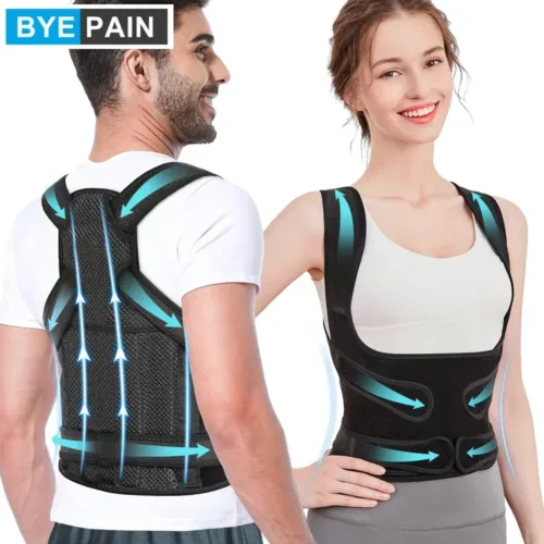Back Brace Posture Corrector – Full Back Support for Men & Women | Relieves Neck, Shoulder & Spine Pain | Scoliosis Support