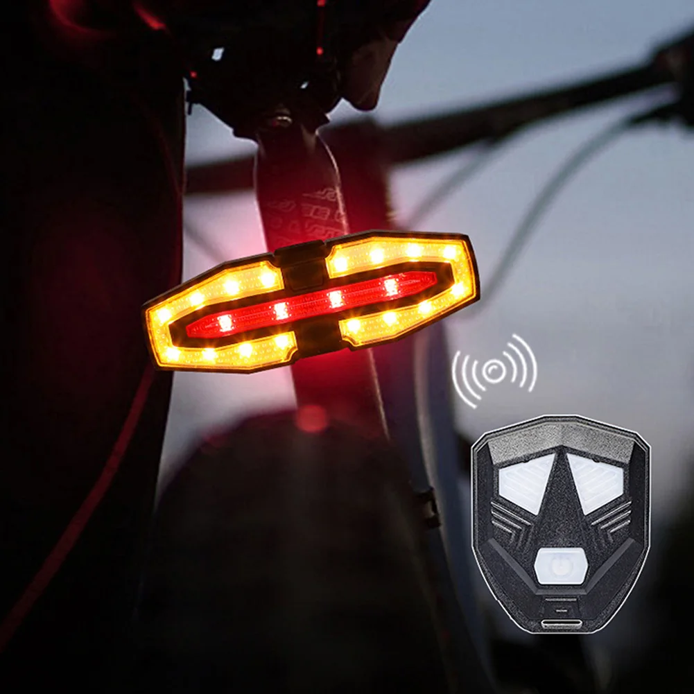 USB Rechargeable E-Scooter Tail Light – LED Warning Lamp with Remote, Waterproof for Xiaomi - Image 5