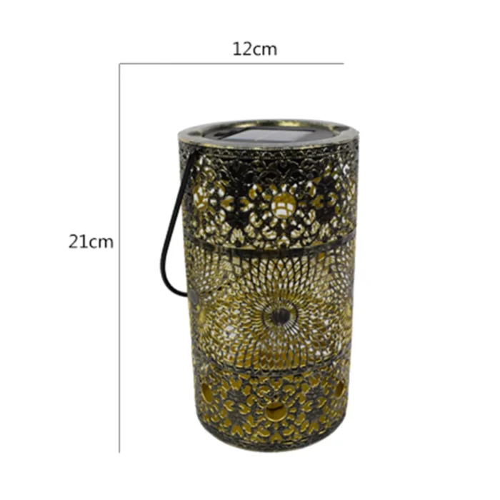 Solar Decorative Hanging Lights – Hollow Projection Lamp for Patio, Yard & Backyard (120mAh) - Image 4