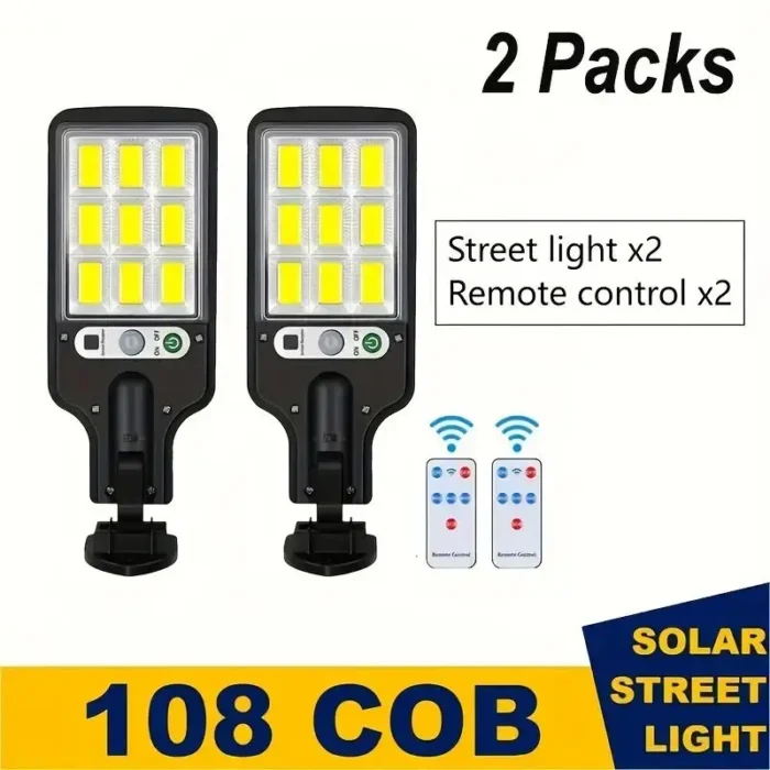 4pcs Solar LED Wall Lights – Motion Sensor, Waterproof for Garden, Garage & Street Lighting - Image 9
