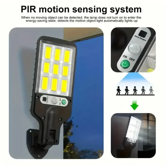 4pcs Solar LED Wall Lights – Motion Sensor, Waterproof for Garden, Garage & Street Lighting - Image 6