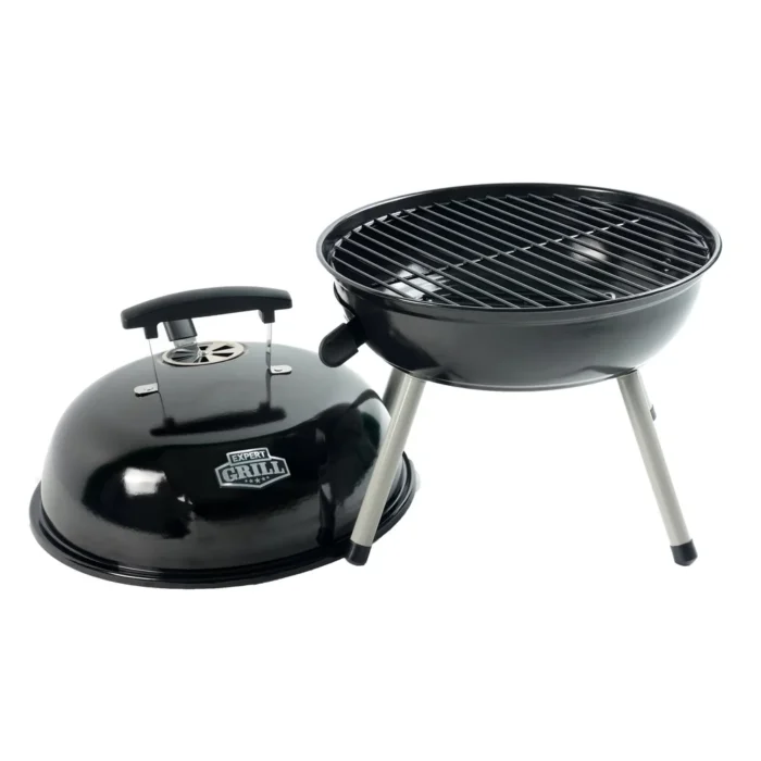14.5" Portable Charcoal Grill - Tabletop Dome Design with Adjustable Vents for Camping & Picnics - Image 3