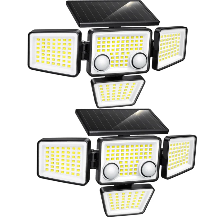 Solar Outdoor Lights - 3000LM 188 LED Motion Sensor Lights Solar Flood Security Lights for Backyard Yard Patio - Image 9