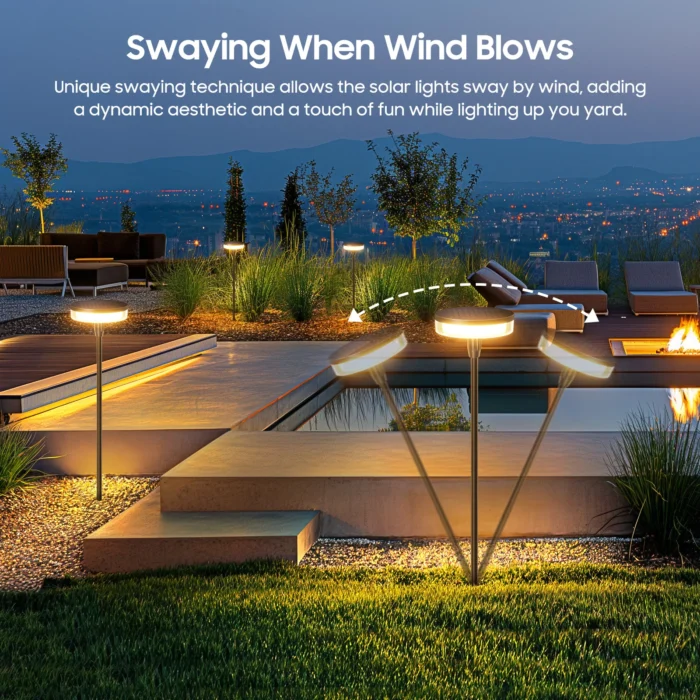 6-Pack Solar Pathway & Garden Lights – Auto On/Off for Lawn, Patio & Walkway Decor - Image 5