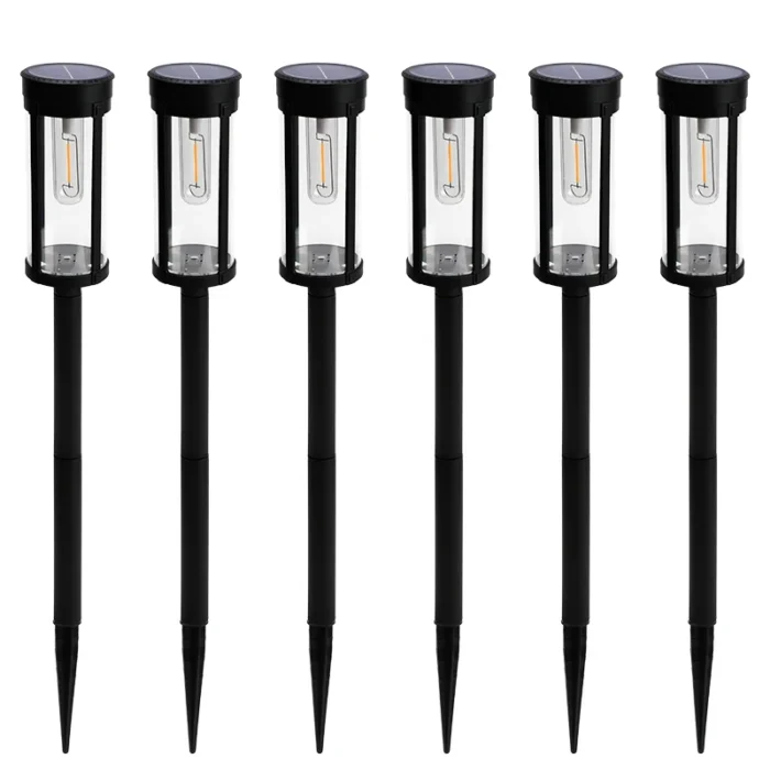 Retro Solar Pathway Warm Lights – Waterproof Outdoor Solar Powered Garden & Walkway Lighting - Image 8