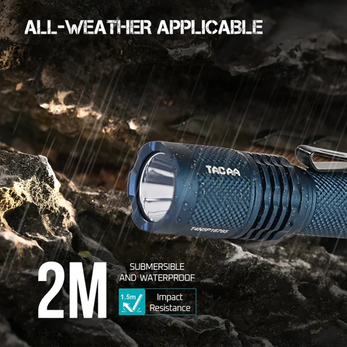 ACEBEAM TAC AA2.0 EDC Flashlight – 900 Lumens, 360m Beam, SFT-25R LED Torch - Image 5