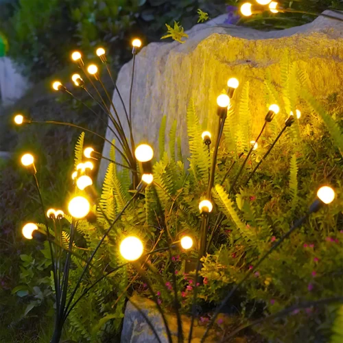 8-Head Solar Firefly Lights – Waterproof LED Outdoor Decorative Garden Lights for Yard & Patio