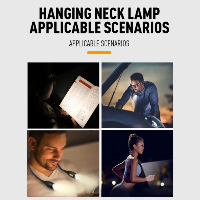 Rechargeable LED Book Light – Adjustable Brightness, Hands-Free Reading & Night Use - Image 6