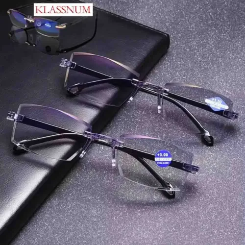 Smart Reading Glasses for Men & Women – Auto Dimming Lenses, Anti-Blue Light, +1.0 to +4.0 Magnification