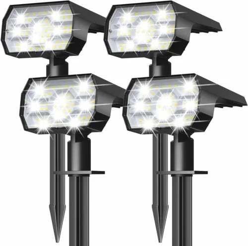 Swiatla 56 LED Solar Lights – IP68 Waterproof Outdoor Spotlights with 3 Modes
