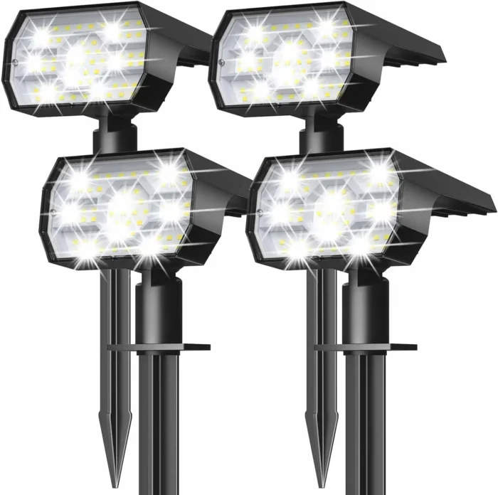 Swiatla 56 LED Solar Lights – IP68 Waterproof Outdoor Spotlights with 3 Modes
