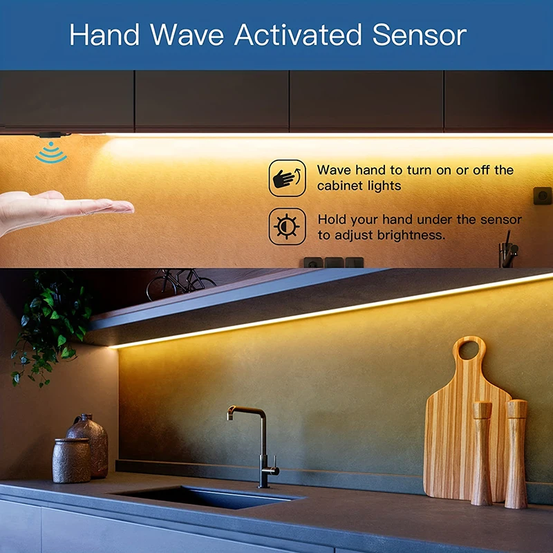 USB Motion Sensor LED Strip Light – 5V Hand Sweep On/Off Backlight for TV & Kitchen - Image 3