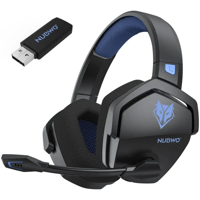 NUBWO G06 Wireless Gaming Headset – 7.1 Surround, ENC Mic, PC/PS4/PS5 - Image 8
