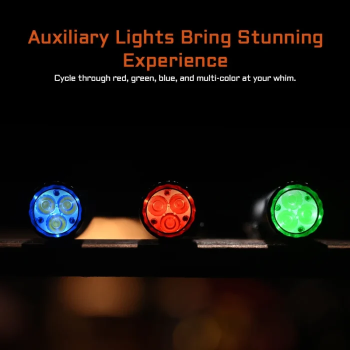 ACEBEAM EC20 LED Flashlight – 2800 Lumens, LUXEON HL4X, Multi-Color EDC with 18650 Battery - Image 6