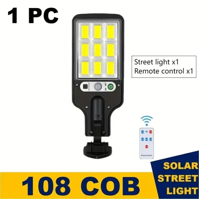 100000LM Ultra Powerful Solar Street Light – Remote Control, IP65 Waterproof Yard Lamp - Image 8