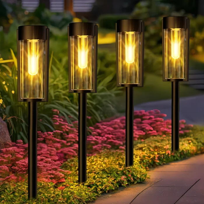 6/12-Pack Solar Pathway Lights – Auto On/Off Outdoor Landscape Lighting - Image 7