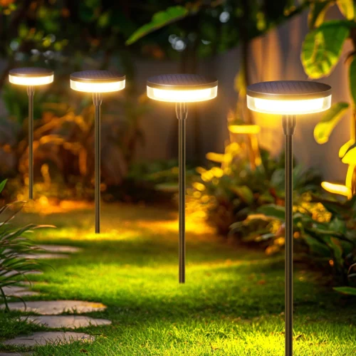 6-Pack Solar Pathway & Garden Lights – Auto On/Off for Lawn, Patio & Walkway Decor