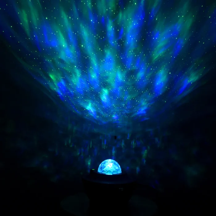 LED Starry Galaxy Projector – USB Bluetooth Night Light & Music Player for Kids - Image 4