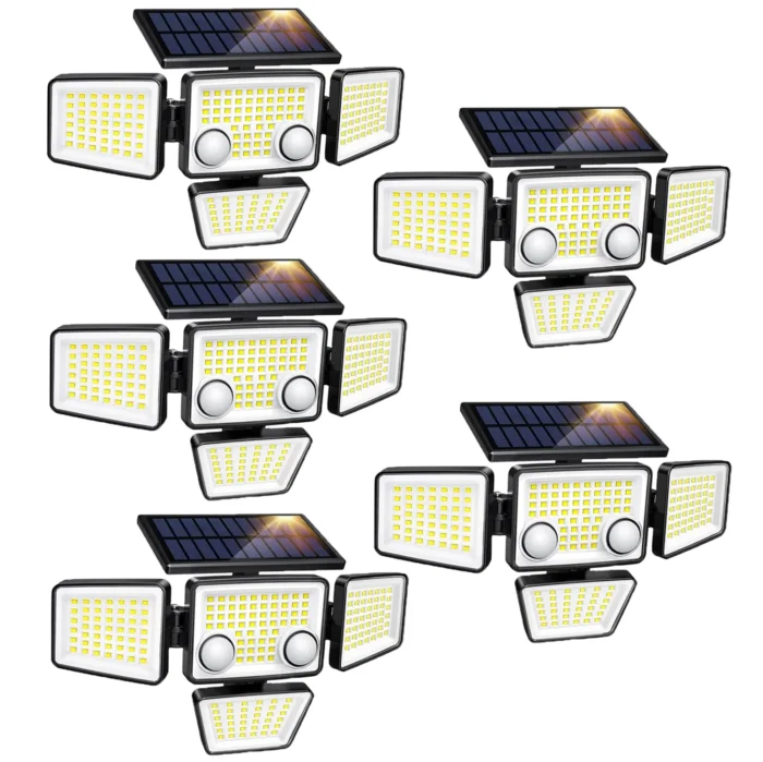 Solar Outdoor Lights - 3000LM 188 LED Motion Sensor Lights Solar Flood Security Lights for Backyard Yard Patio - Image 11