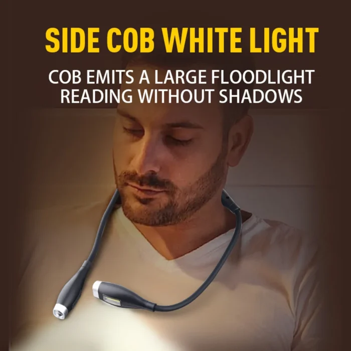 Rechargeable LED Book Light – Adjustable Brightness, Hands-Free Reading & Night Use - Image 5