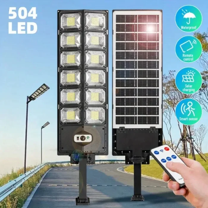 100000LM Ultra Powerful Solar Street Light – Remote Control, IP65 Waterproof Yard Lamp - Image 2