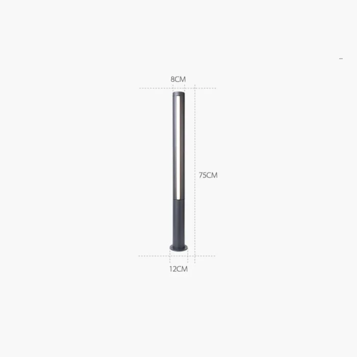 Outdoor Overlength IP65 Waterproof LED Lawn Light – 85-265V Trihedral Landscape Lamp for Villa - Image 7