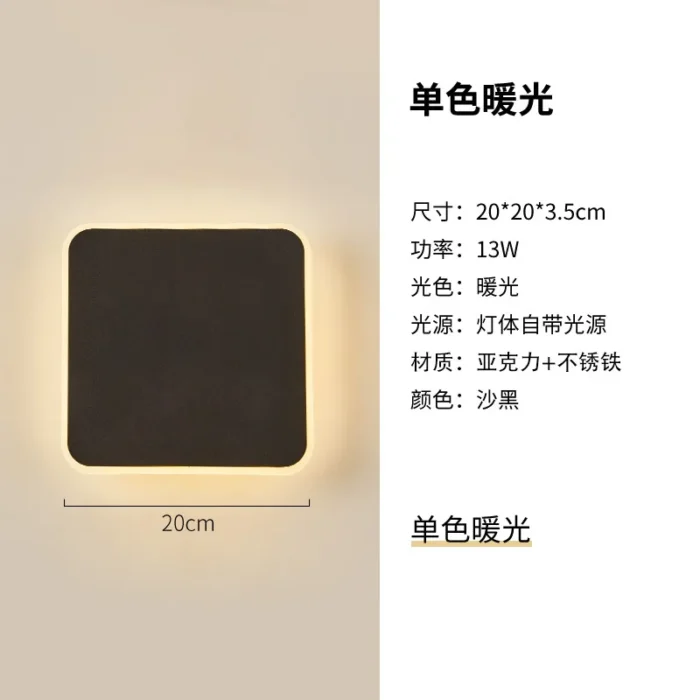 Minimalist Modern Round LED Outdoor Wall Light – Waterproof for Villa Corridor & Entryway - Image 12