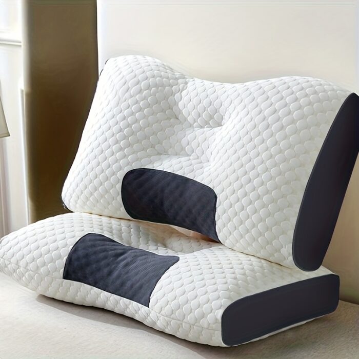 Buy 1 Get 1 Free Neck Massage Pillow – Adjustable Ergonomic Orthopedic Support & Detachable Cover (Couple Pack) - Image 5