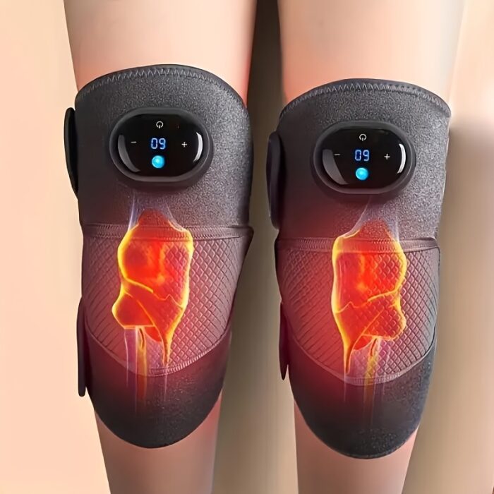 USB Heated Knee Massager – 3 Heat Settings with Pad & Insulated Bag for Pain Relief - Image 2