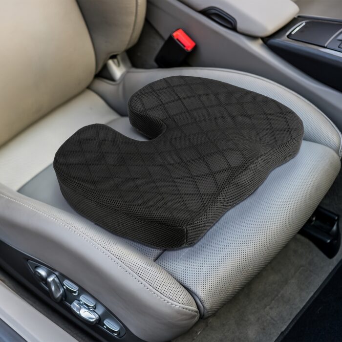 Ergonomic Memory Foam Seat Cushion – U-Shaped Tailbone Support for Office & Car Use - Image 5