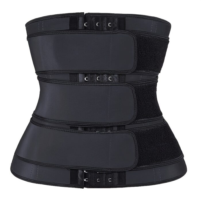 Women'S Neoprene Waist Trainer, 3 Straps Tummy Tightening Fitness Corset Waist Shaper, Tightening Waist Trainer Weight Loss Corset Sweat Belt, Adjustable Corset Waist Belt - Men And Women! - Image 5