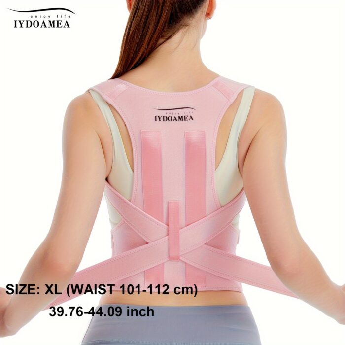 IYDOAMEA Posture Corrector – Adjustable Back Brace for Shoulder & Lumbar Support - Image 9