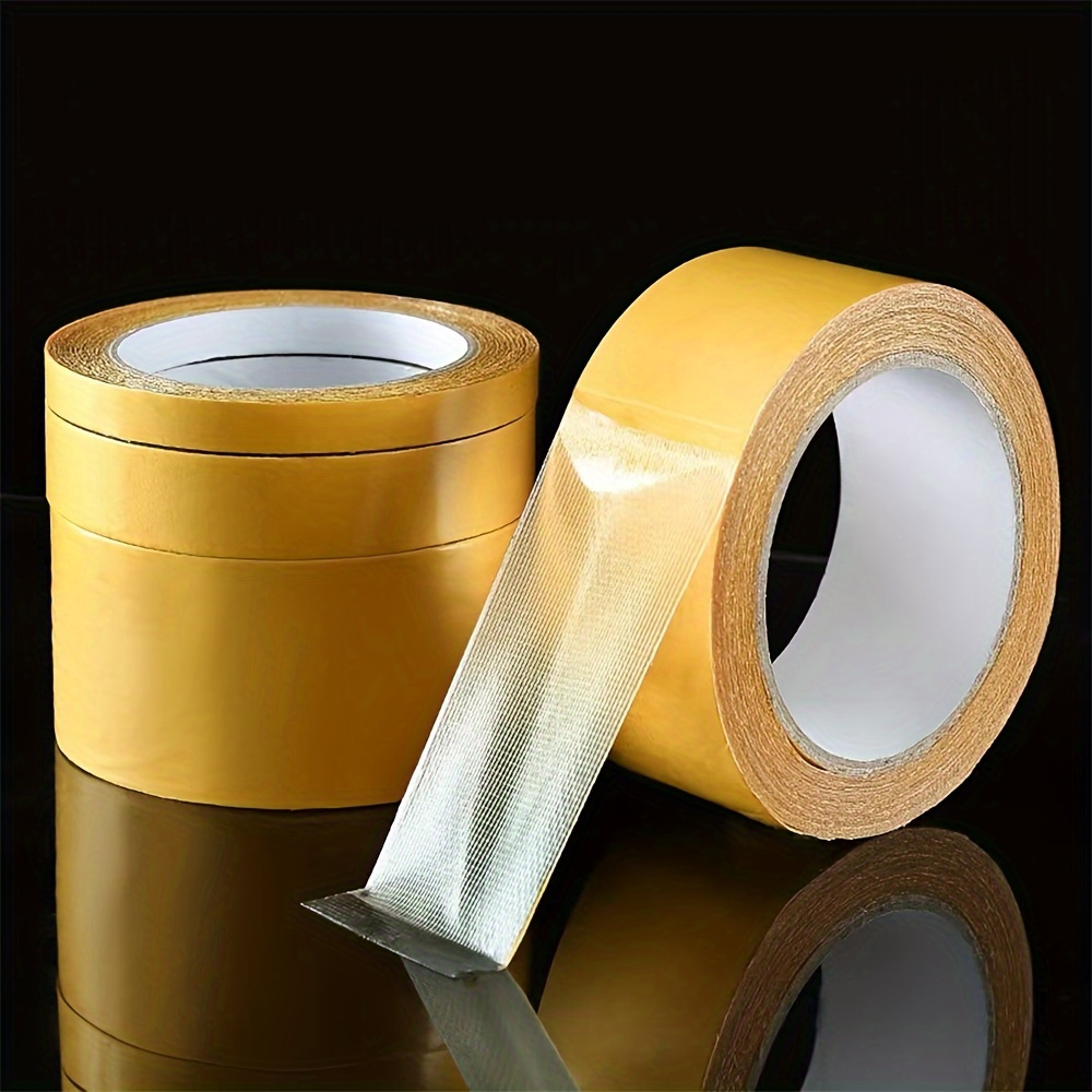 Heavy-Duty Double-Sided Fiberglass Tape 0.78" x 66ft Waterproof Strong Adhesive with Dispenser - Image 7