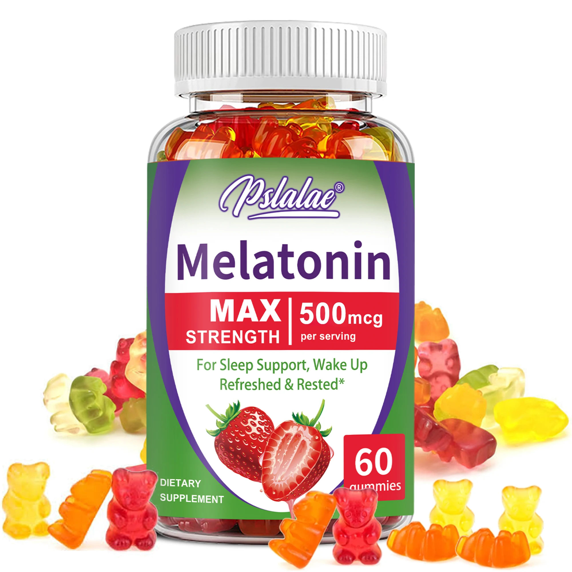 Melatonin 10mg Gummies - Fall Asleep Faster & Improve Sleep Quality, 60 Count